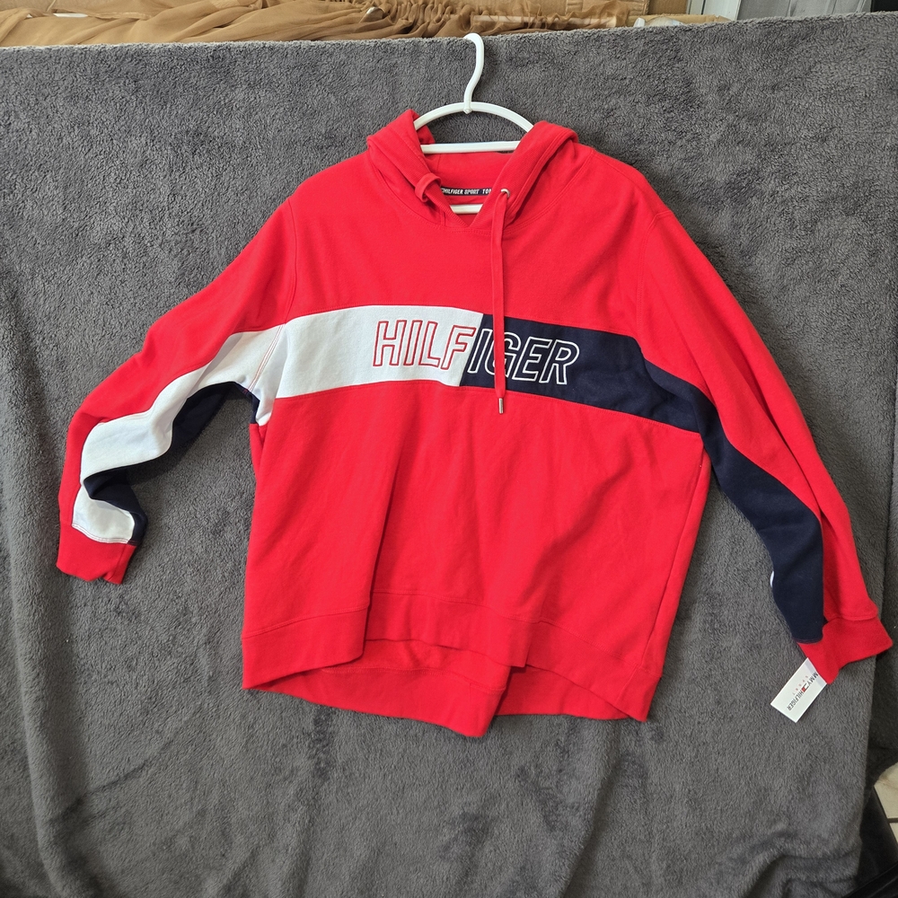 Tommy Hilfiger Womens Red Hoodie